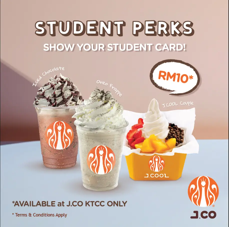 J.CO Donuts & Coffee Menu Malaysia