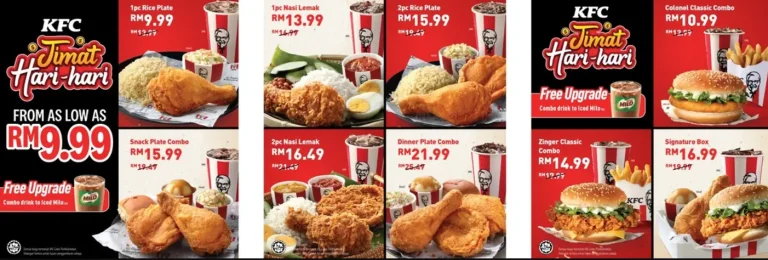 KFC Menu