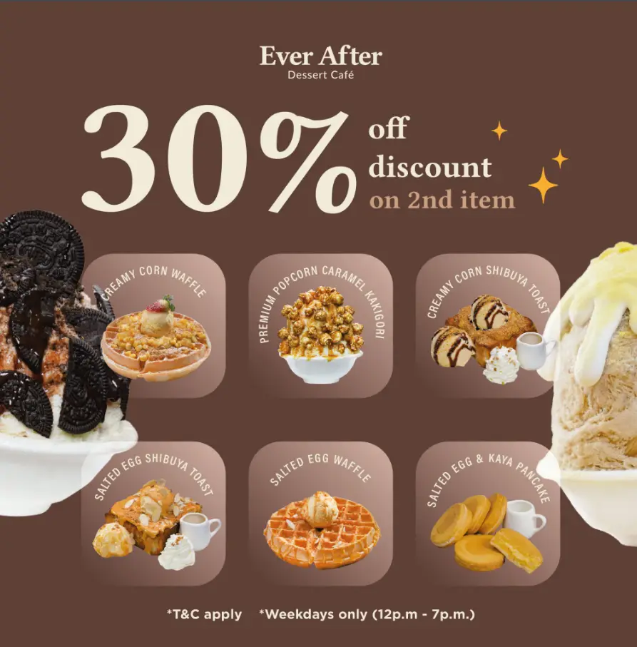 Ever After Dessert Cafe Malaysia Menu