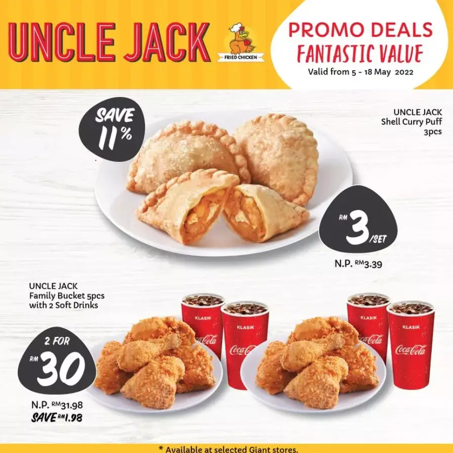 Uncle Jack Menu Malaysia 